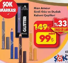 MON AMOUR SİMLİ GÖZ VE DUDAK KALEMİ ÇEŞİTLERİ fiyat ve kampanya bilgisi